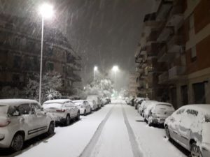 neve a Roma immagini