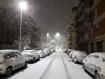 neve a Roma immagini