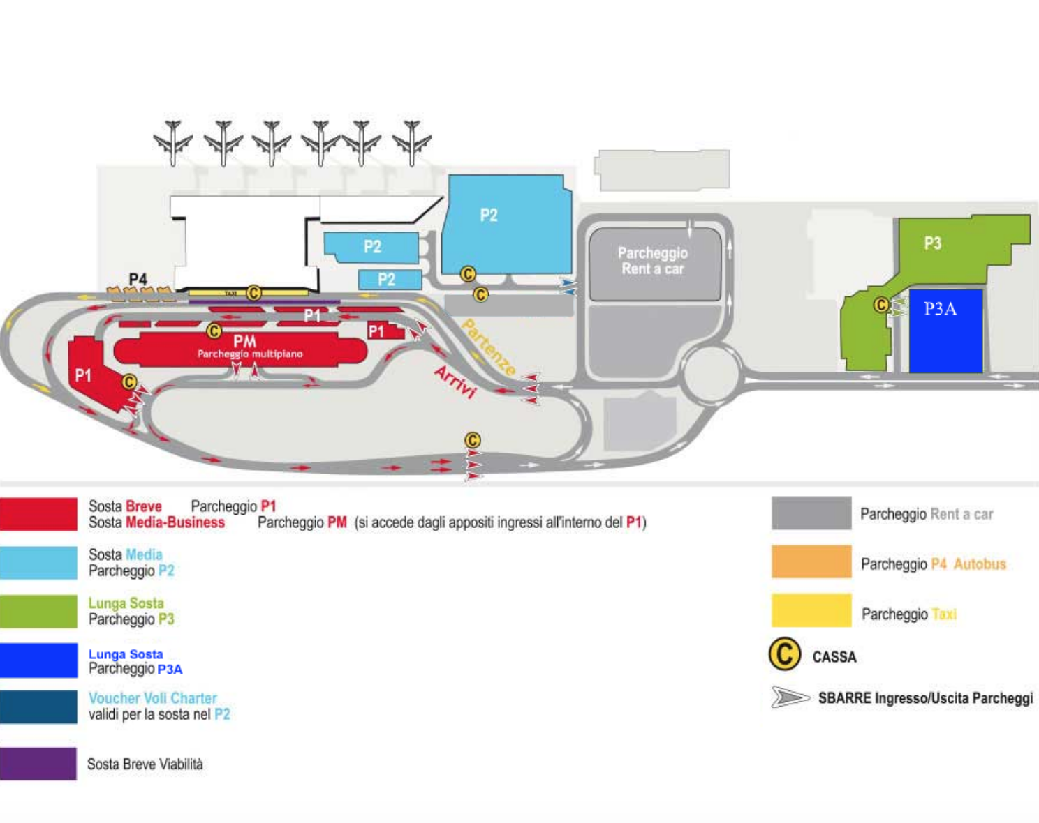 parcheggio aeroporto bari