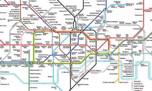 mappa metropolitane Londra