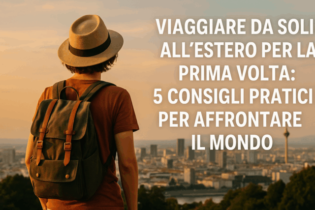 Viaggiare da Soli all’Estero per la Prima Volta: 5 Consigli Pratici per Affrontare il Mondo